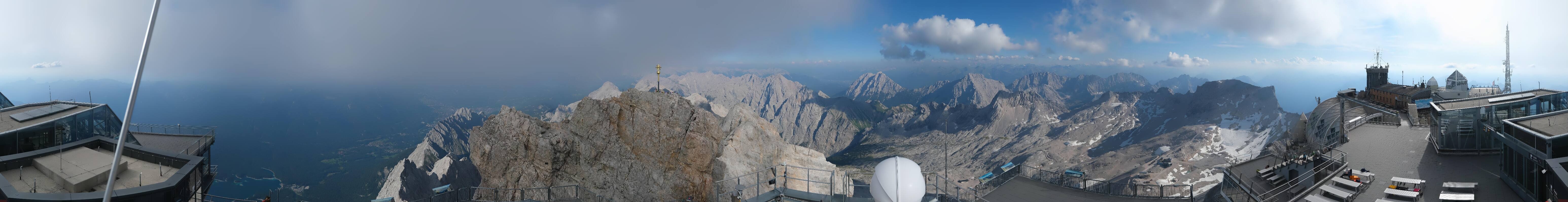 Archived image Webcam Panoramic View Zugspitze