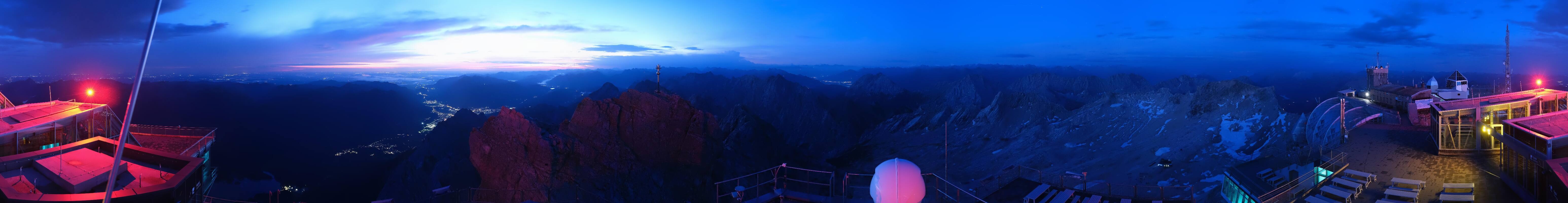 Archived image Webcam Panoramic View Zugspitze