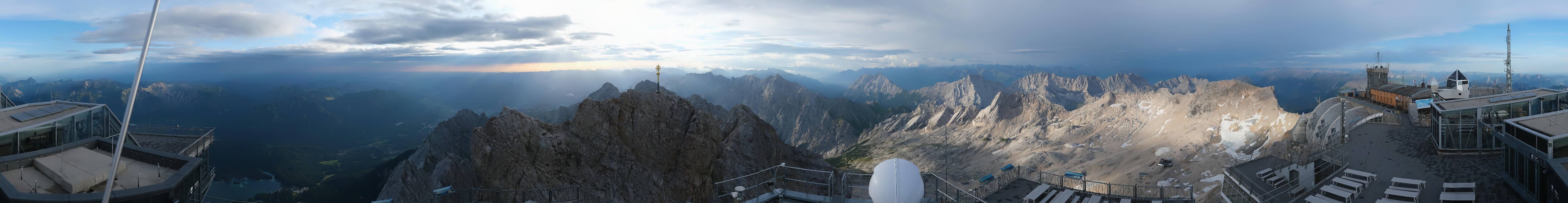 Archived image Webcam Panoramic View Zugspitze