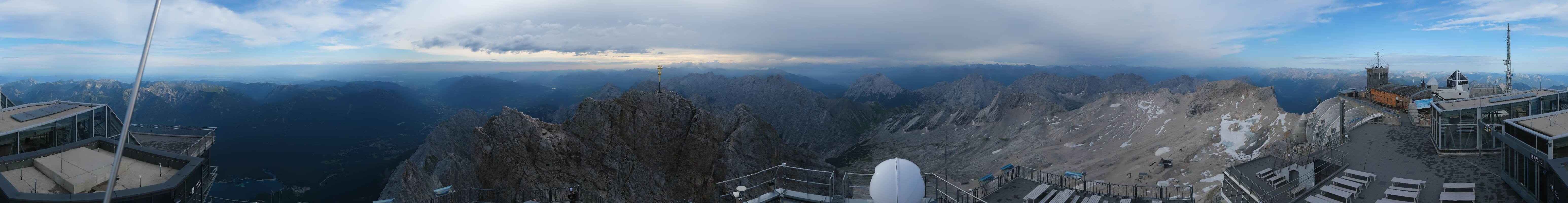 Archived image Webcam Panoramic View Zugspitze