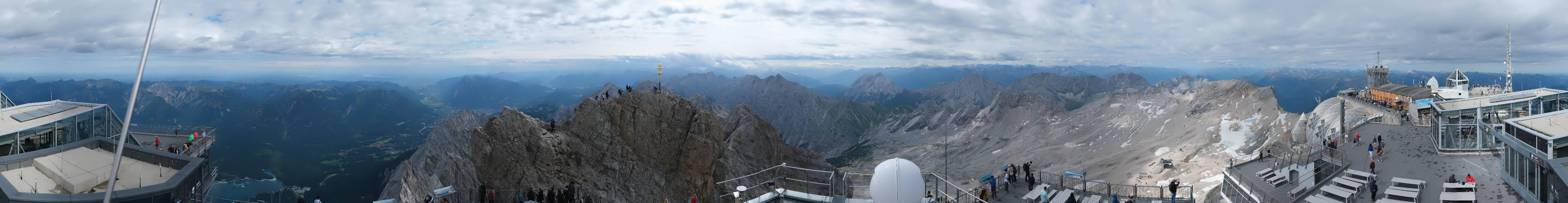 Archived image Webcam Panoramic View Zugspitze