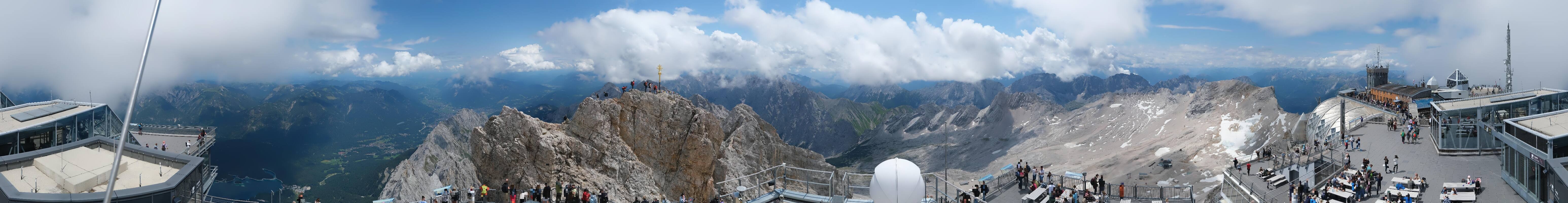 Archived image Webcam Panoramic View Zugspitze