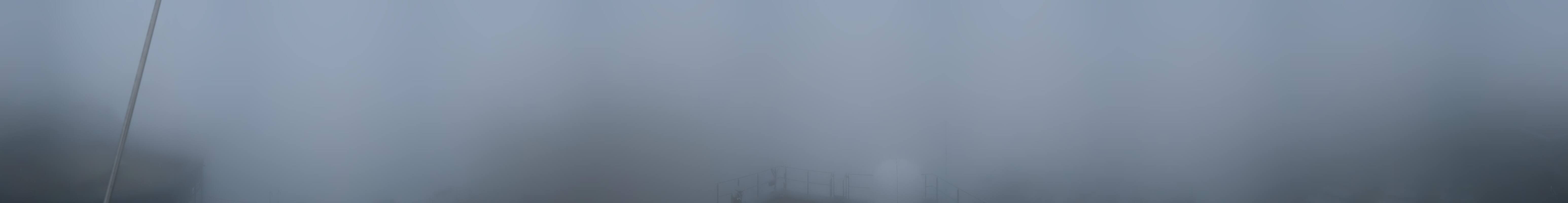 Archiv Foto Webcam Zugspitze: Panoramablick vom Gipfel