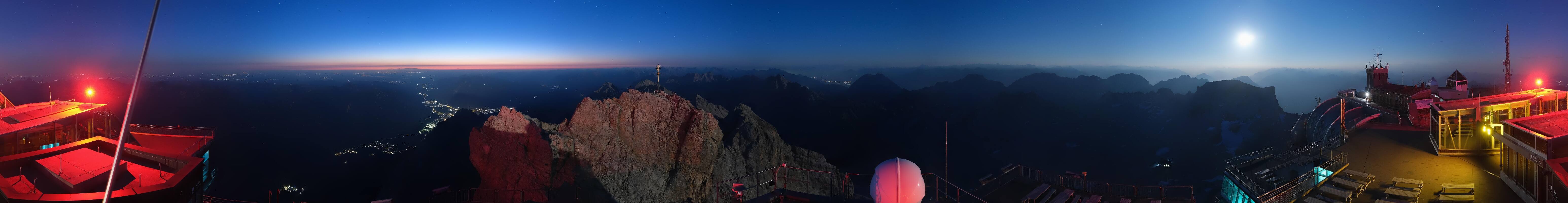 Archived image Webcam Panoramic View Zugspitze