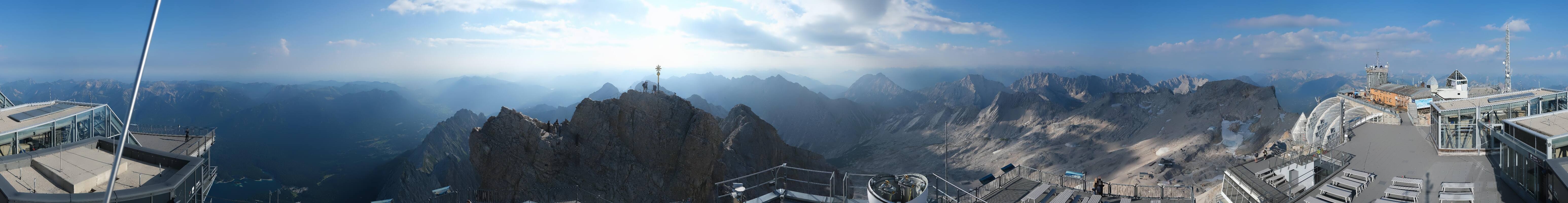 Archived image Webcam Panoramic View Zugspitze