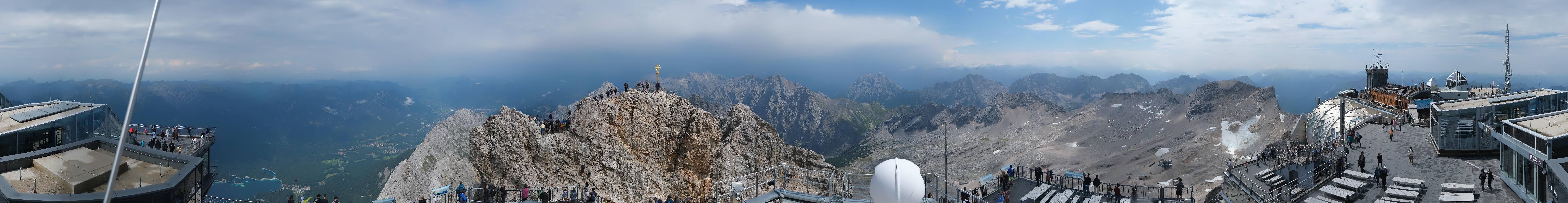 Archived image Webcam Panoramic View Zugspitze