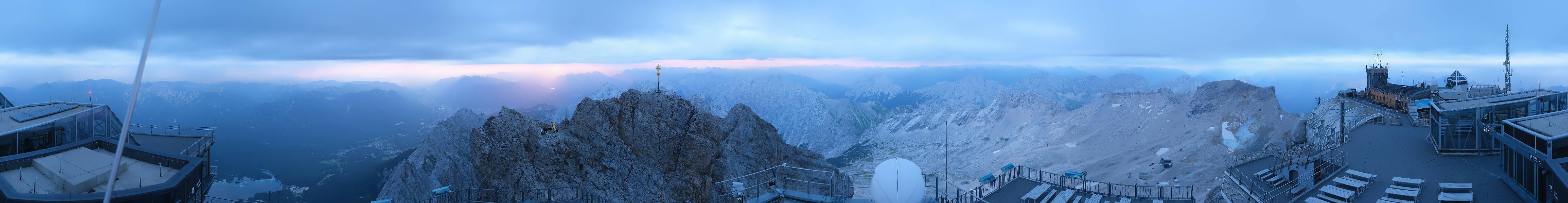 Archived image Webcam Panoramic View Zugspitze