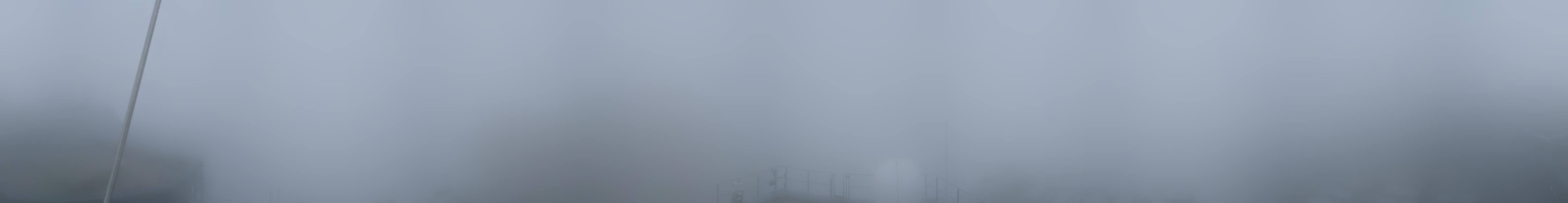 Archiv Foto Webcam Zugspitze: Panoramablick vom Gipfel