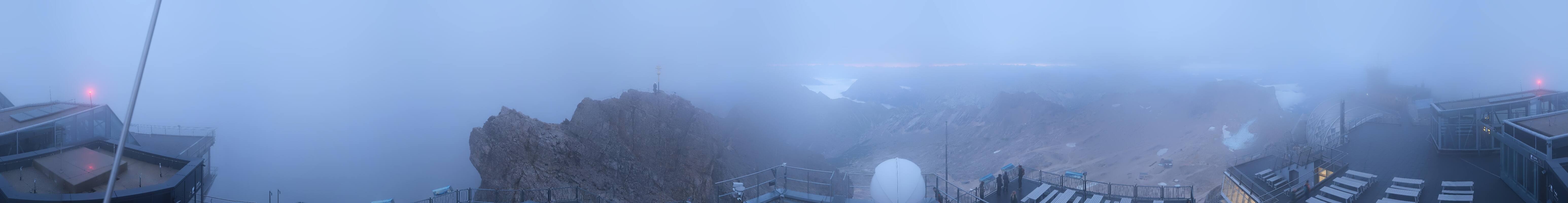 Archived image Webcam Panoramic View Zugspitze