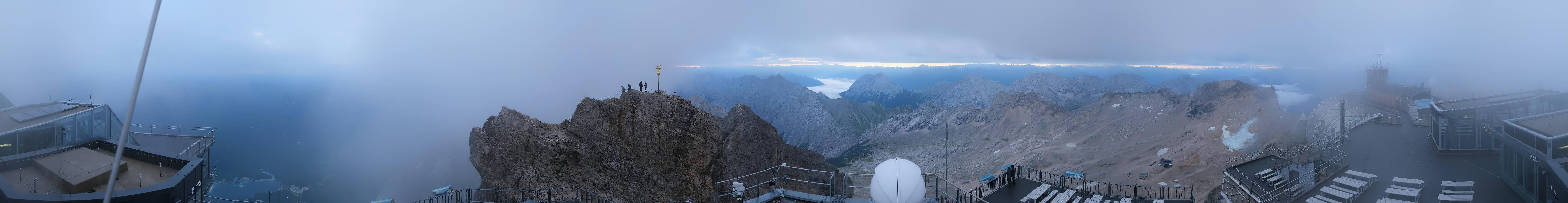 Archived image Webcam Panoramic View Zugspitze