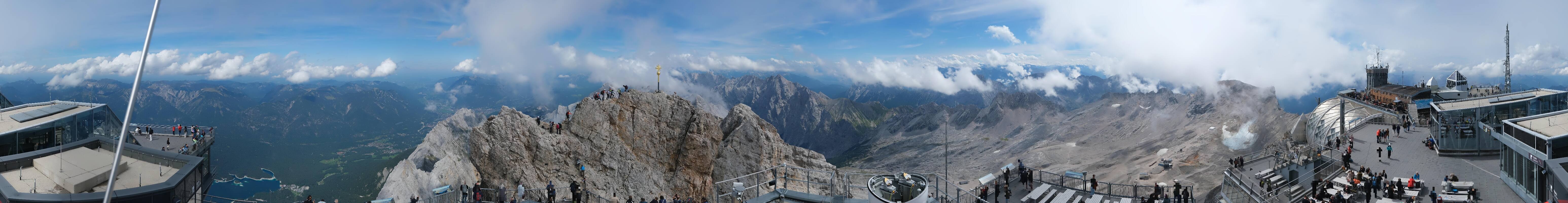 Archived image Webcam Panoramic View Zugspitze