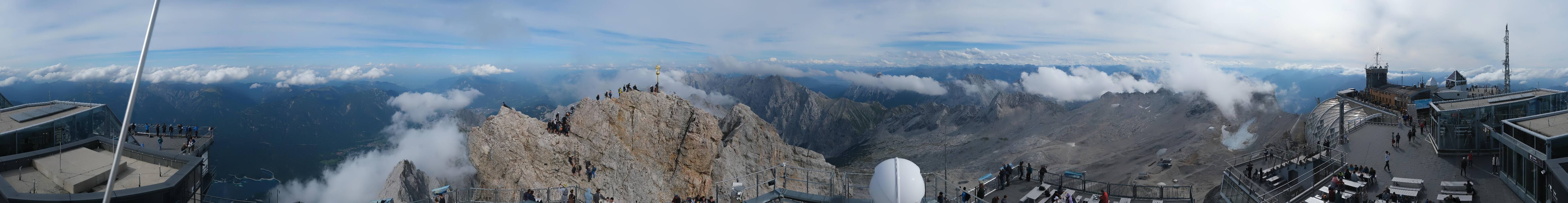Archived image Webcam Panoramic View Zugspitze
