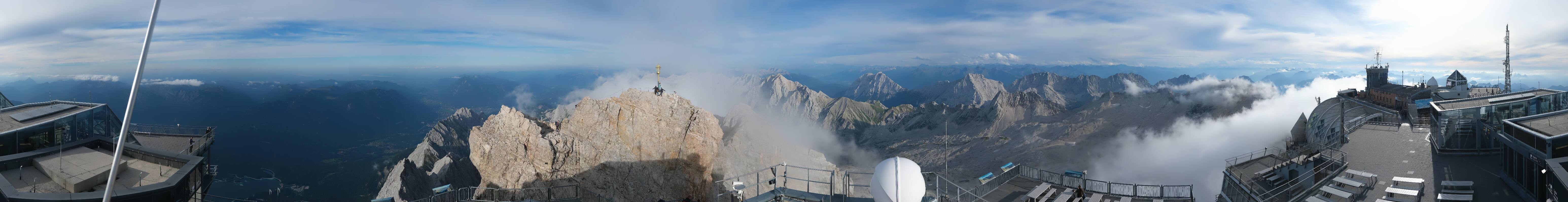 Archived image Webcam Panoramic View Zugspitze