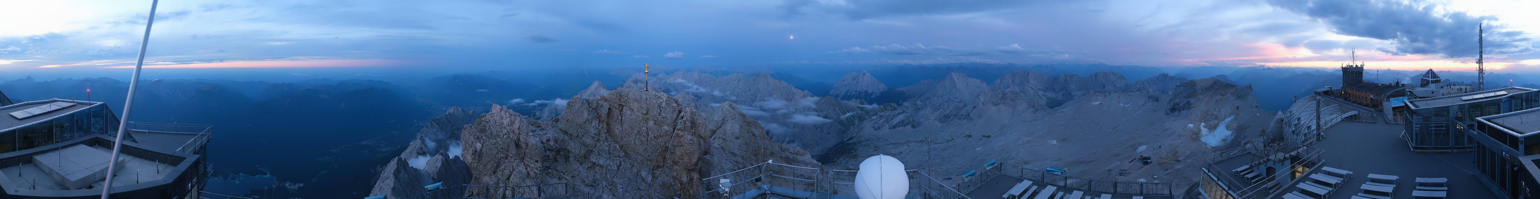 Archived image Webcam Panoramic View Zugspitze