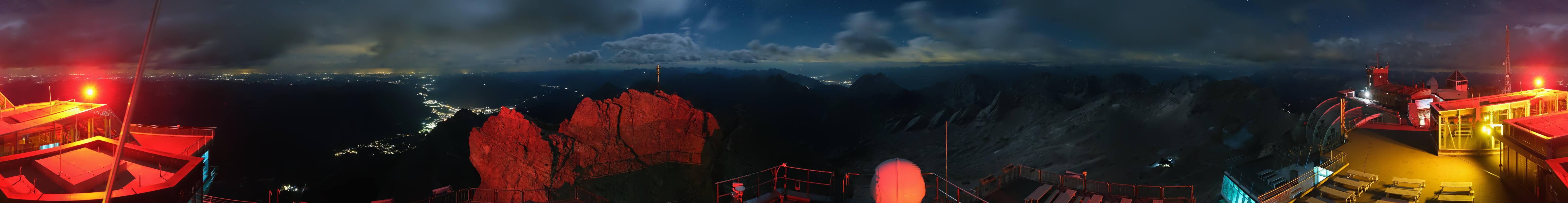 Archived image Webcam Panoramic View Zugspitze