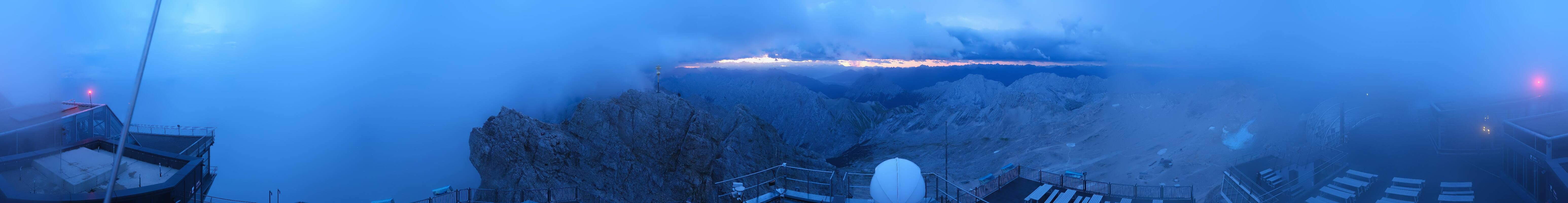 Archived image Webcam Panoramic View Zugspitze