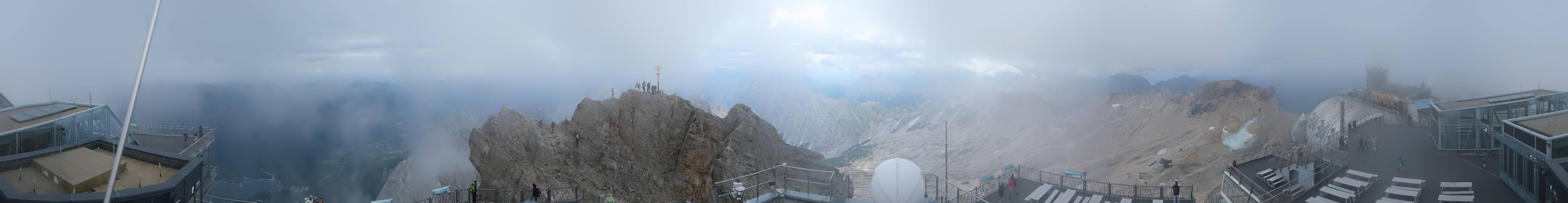 Archived image Webcam Panoramic View Zugspitze