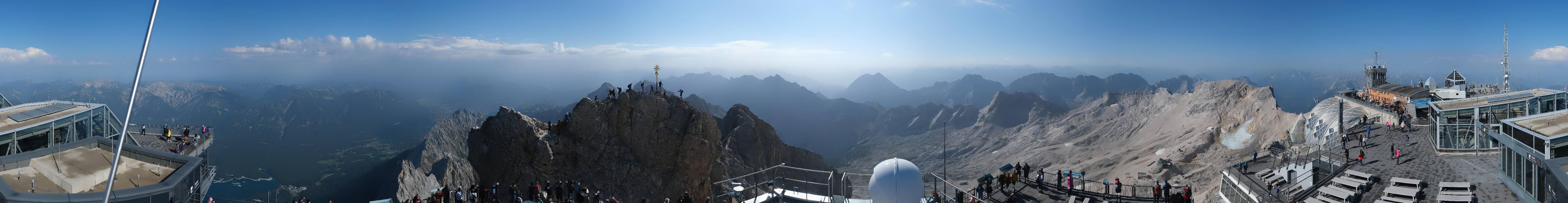 Archived image Webcam Panoramic View Zugspitze