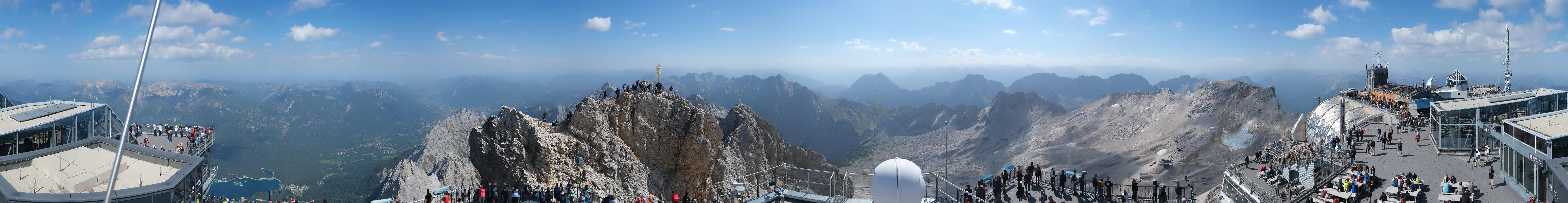 Archived image Webcam Panoramic View Zugspitze