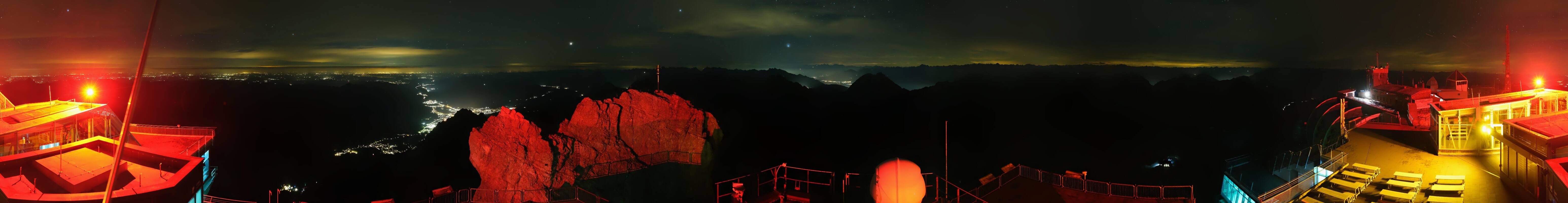 Archived image Webcam Panoramic View Zugspitze