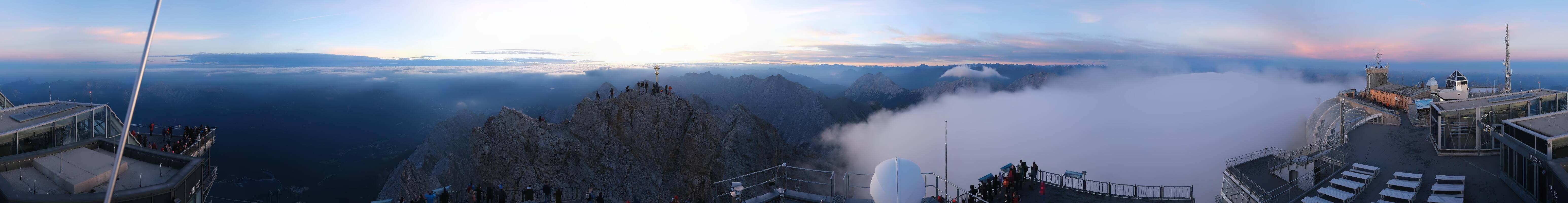 Archived image Webcam Panoramic View Zugspitze