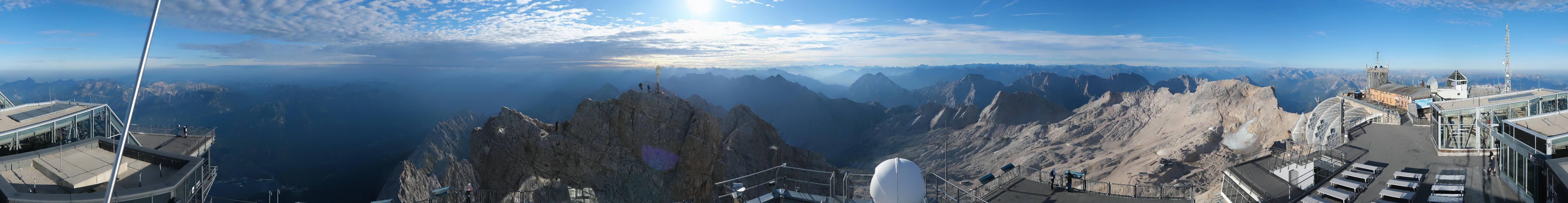 Archived image Webcam Panoramic View Zugspitze