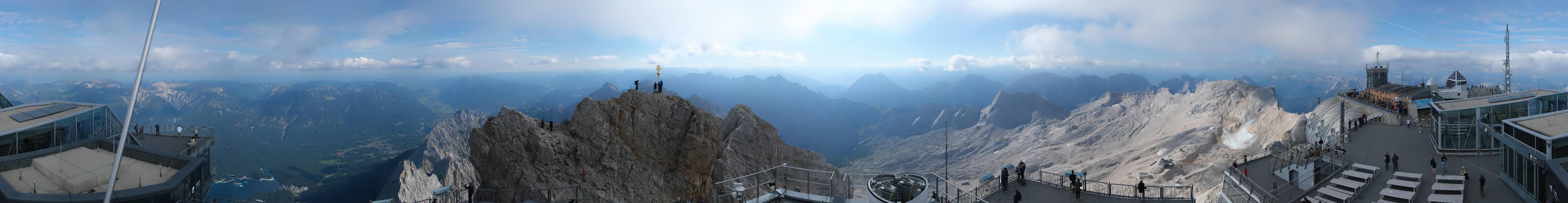 Archived image Webcam Panoramic View Zugspitze