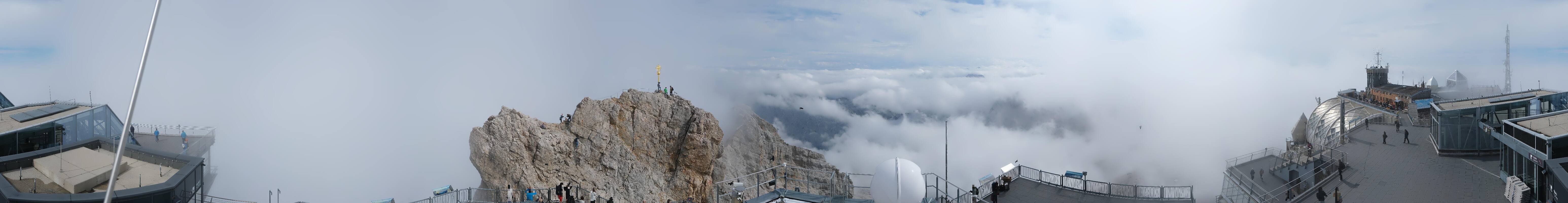 Archived image Webcam Panoramic View Zugspitze