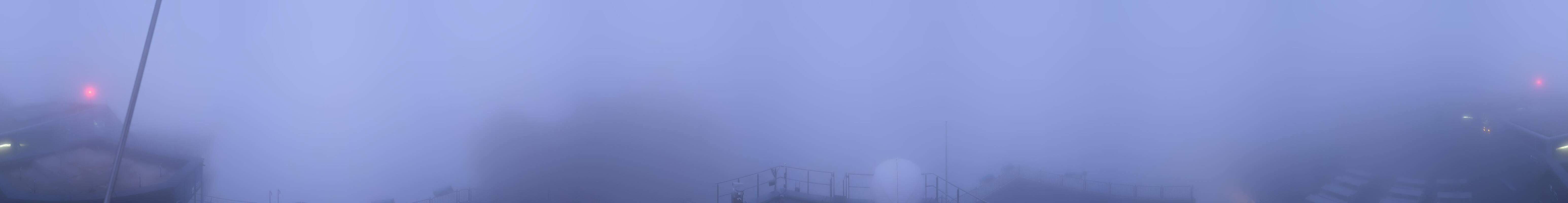 Archiv Foto Webcam Zugspitze: Panoramablick vom Gipfel
