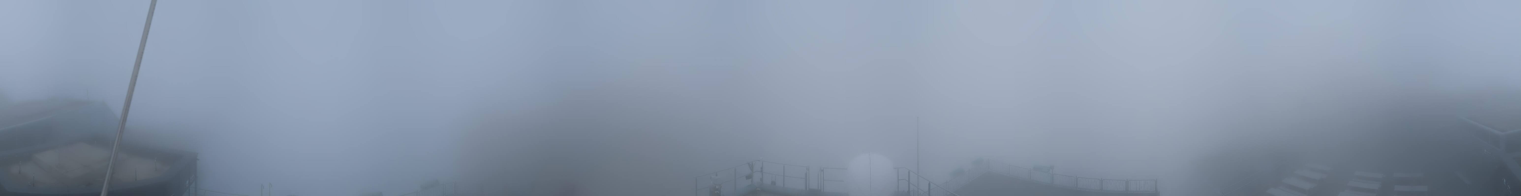 Archiv Foto Webcam Zugspitze: Panoramablick vom Gipfel