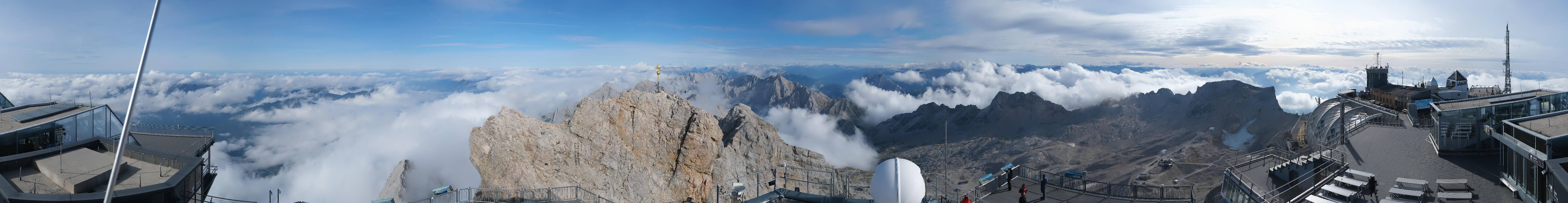 Archived image Webcam Panoramic View Zugspitze