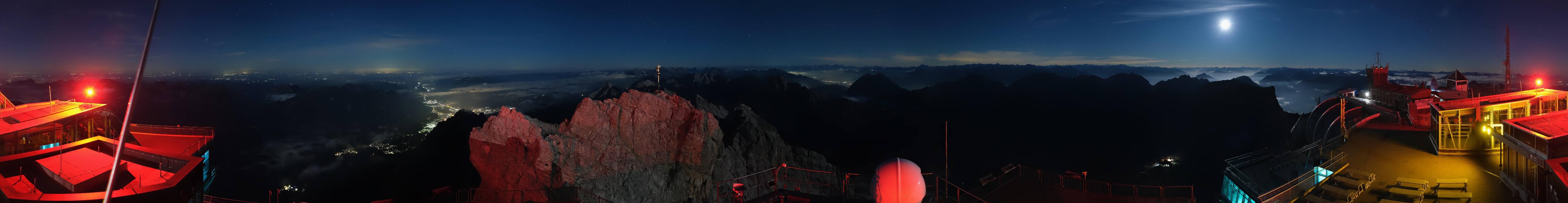 Archived image Webcam Panoramic View Zugspitze