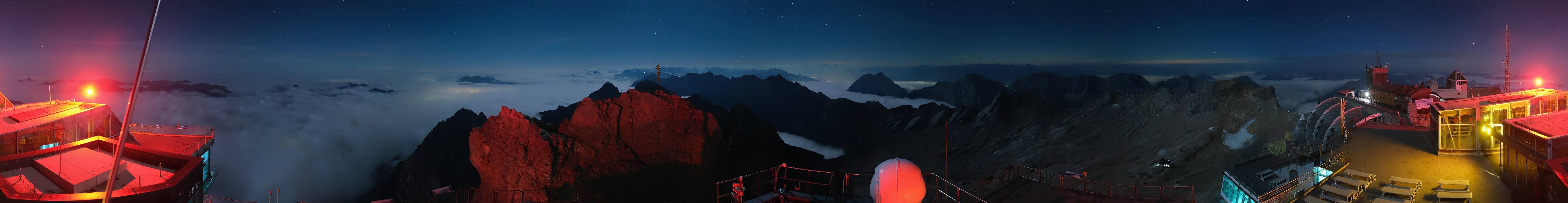 Archived image Webcam Panoramic View Zugspitze