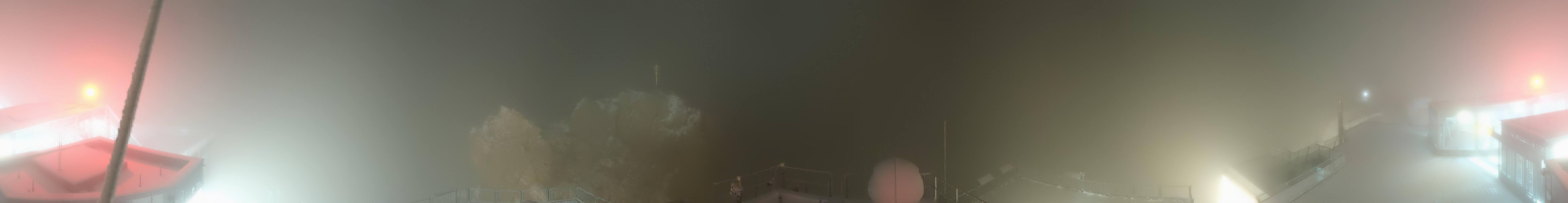 Archiv Foto Webcam Zugspitze: Panoramablick vom Gipfel
