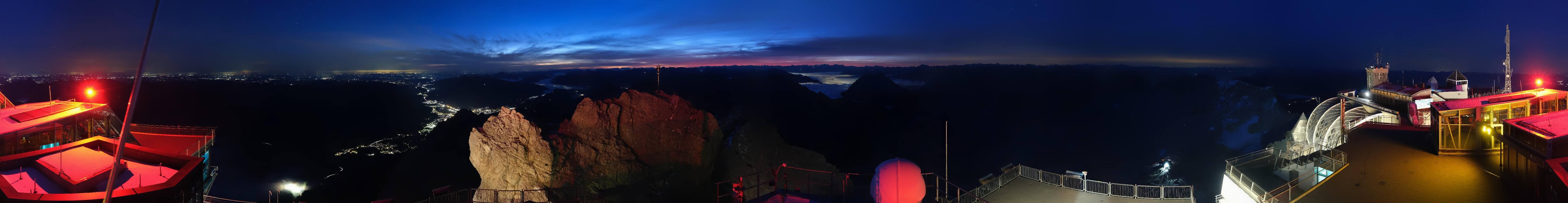 Archived image Webcam Panoramic View Zugspitze