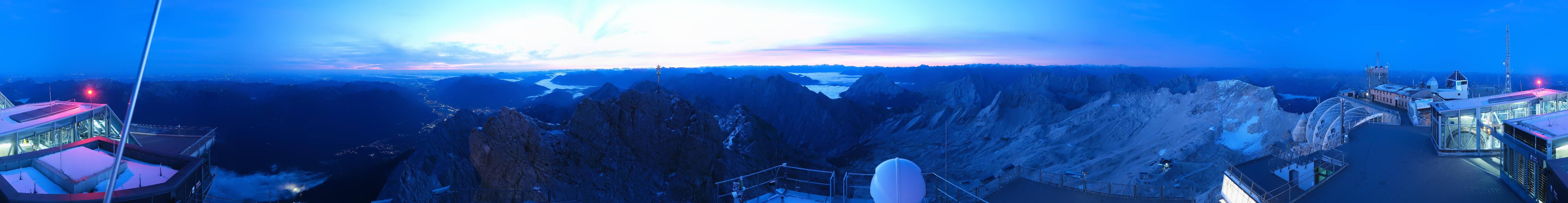 Archived image Webcam Panoramic View Zugspitze