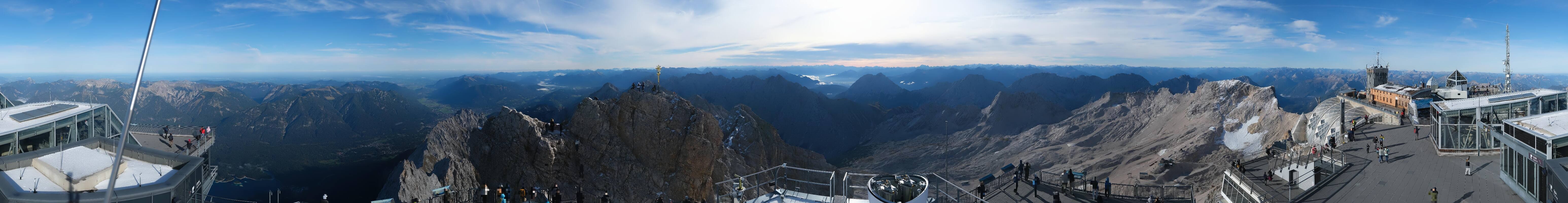 Archived image Webcam Panoramic View Zugspitze