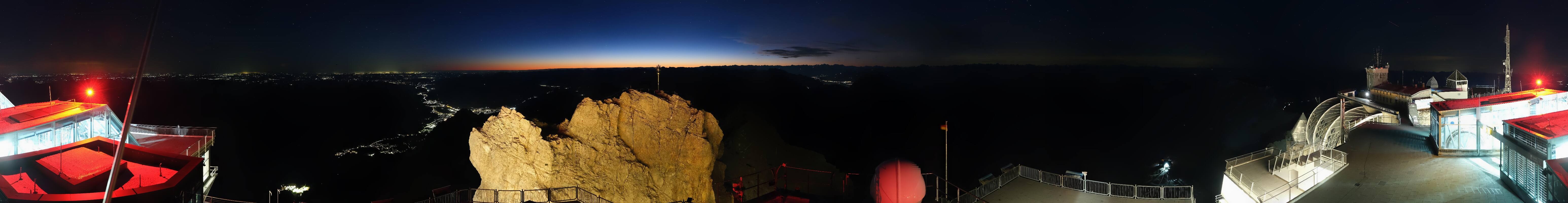 Archived image Webcam Panoramic View Zugspitze