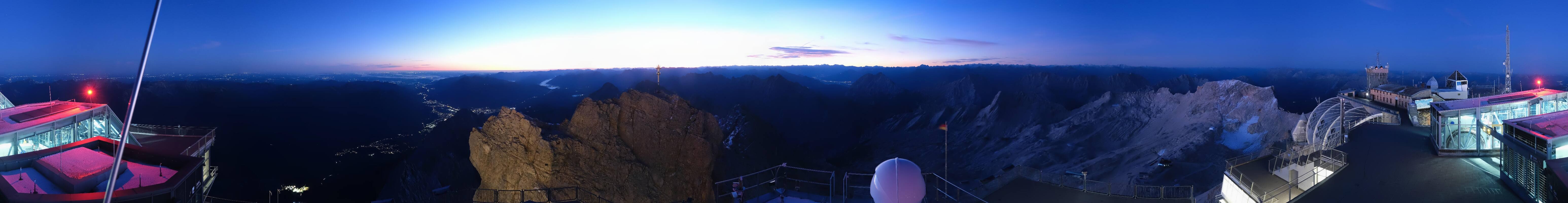 Archived image Webcam Panoramic View Zugspitze