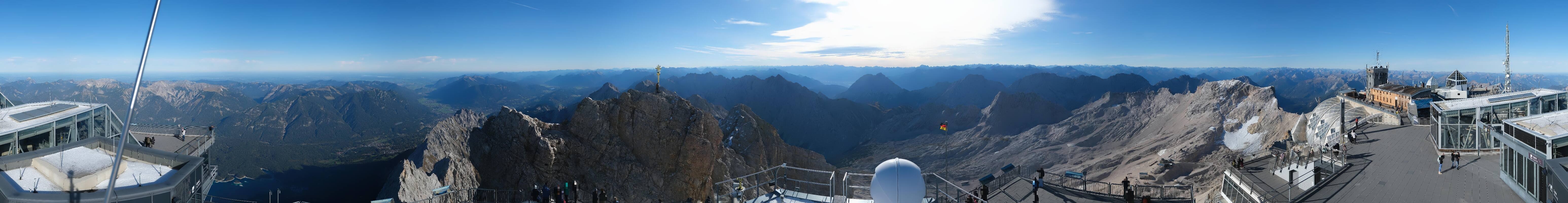 Archived image Webcam Panoramic View Zugspitze