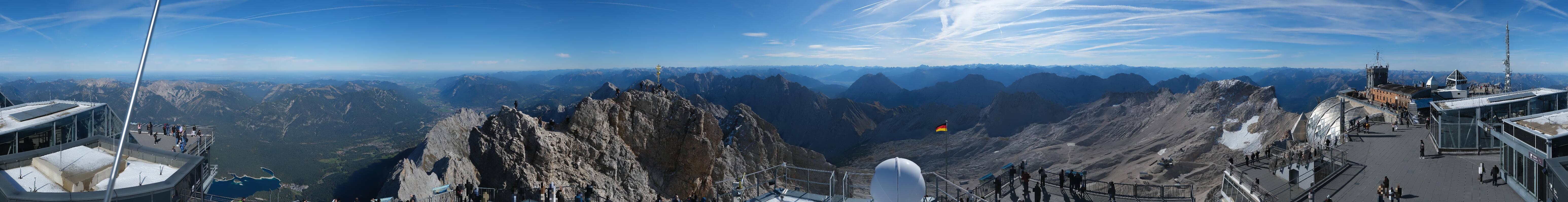 Archived image Webcam Panoramic View Zugspitze