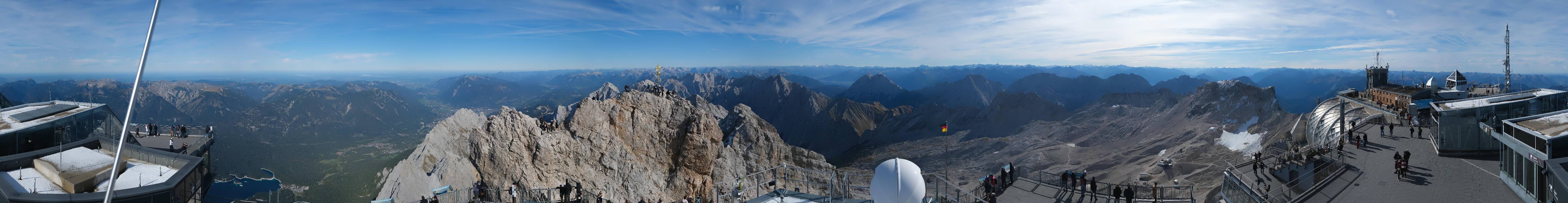Archived image Webcam Panoramic View Zugspitze