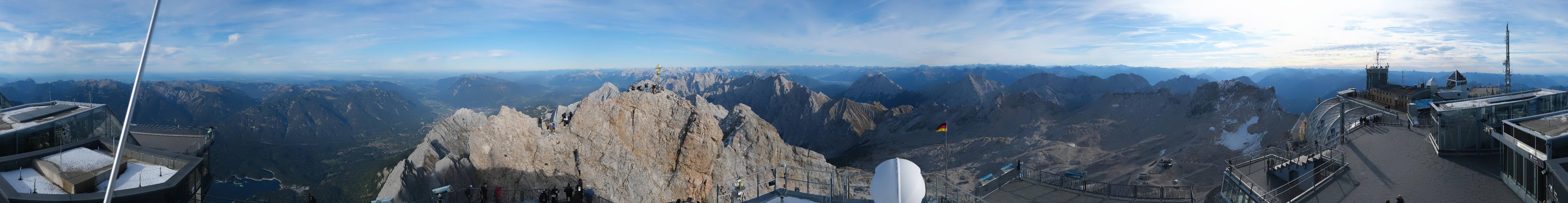 Archived image Webcam Panoramic View Zugspitze