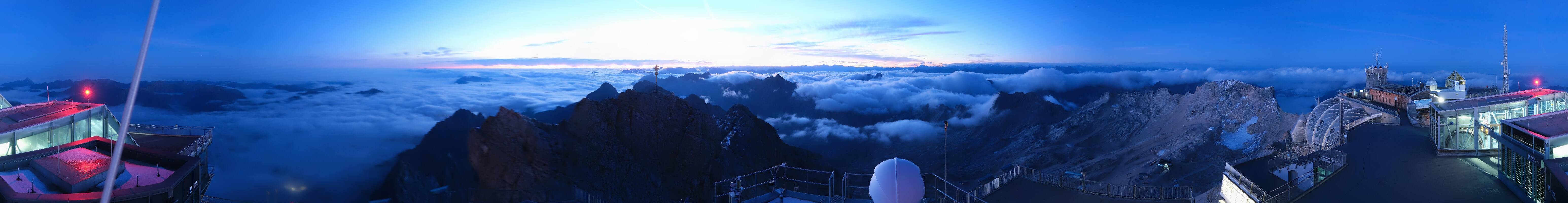 Archived image Webcam Panoramic View Zugspitze