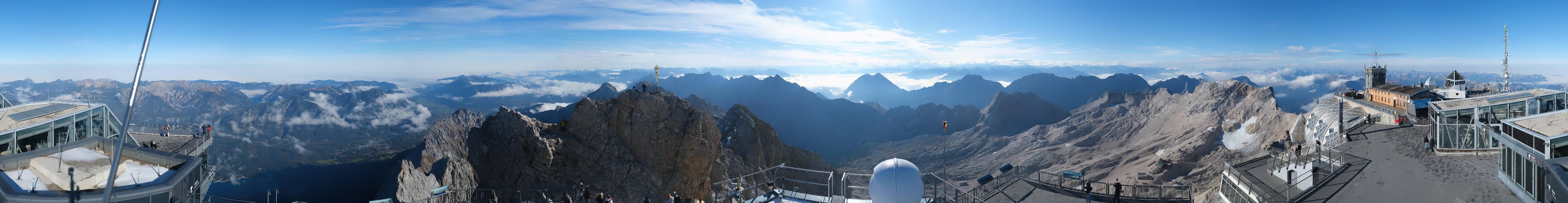 Archived image Webcam Panoramic View Zugspitze