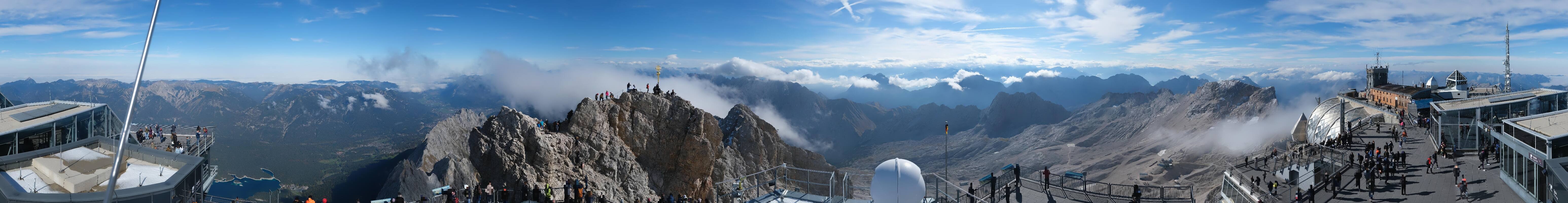 Archived image Webcam Panoramic View Zugspitze