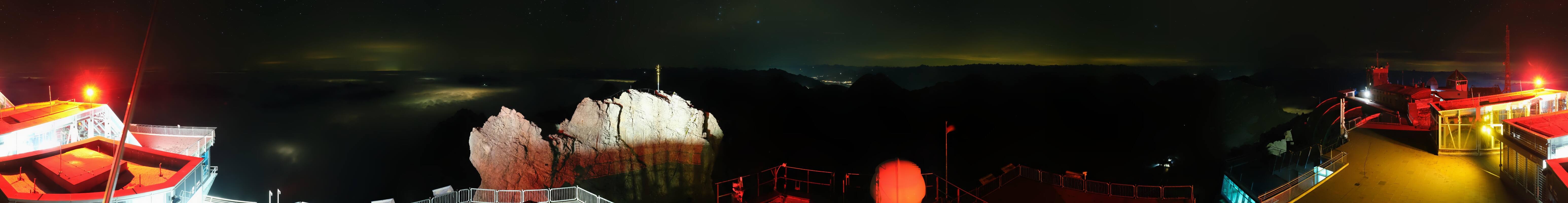 Archived image Webcam Panoramic View Zugspitze