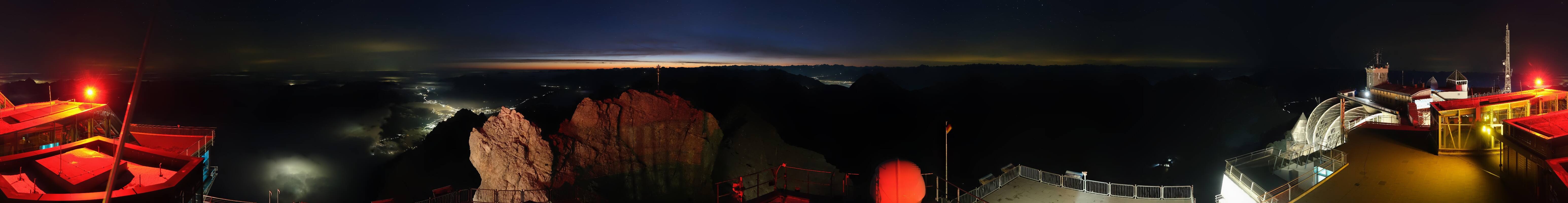 Archived image Webcam Panoramic View Zugspitze