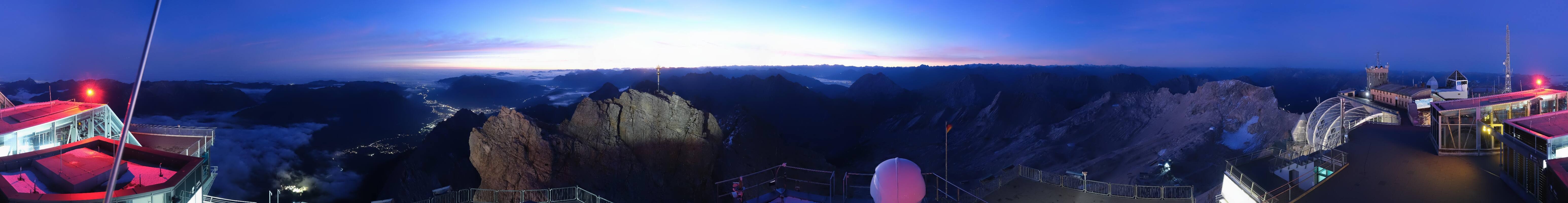 Archived image Webcam Panoramic View Zugspitze