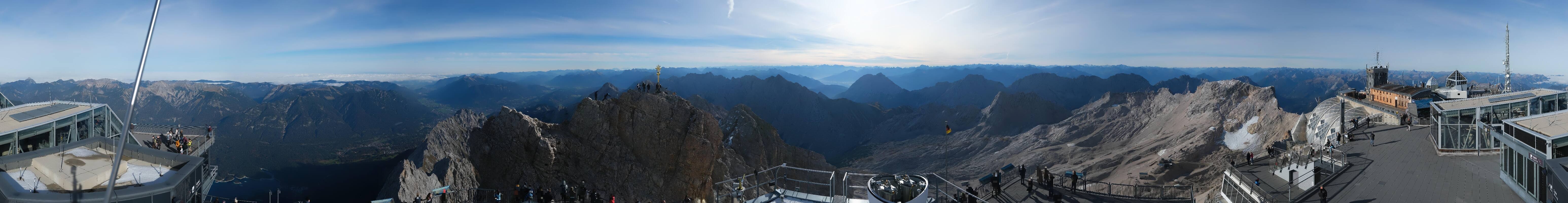 Archived image Webcam Panoramic View Zugspitze